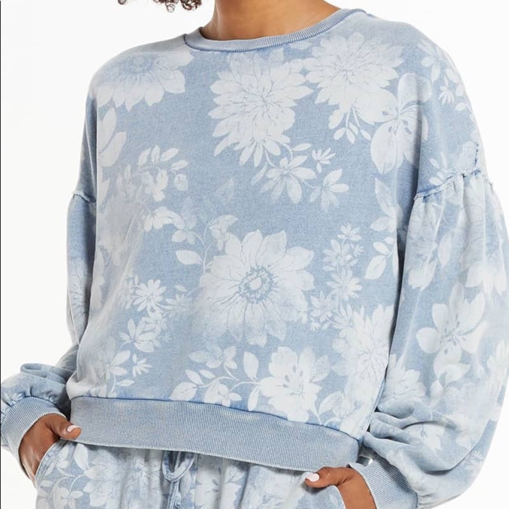 NTW Z Supply Floral Sweatshirt